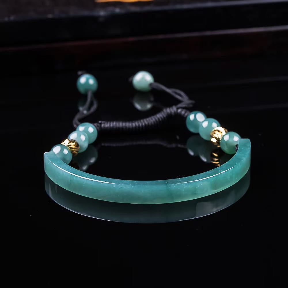 Cocktail Shaker Set - Myanmar Jadeite Bracelet Accessories Carved Gemstone