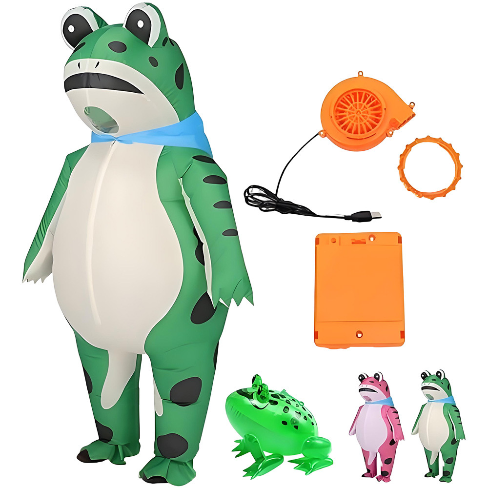 Cocktail Shaker Set - ZOETOPKID Inflatable Frog Cosplay Costume Funny