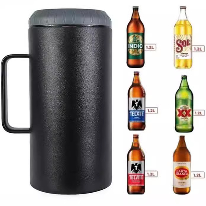 Wine Beer Red - Custom 40oz Double Layer Stainless Steel
