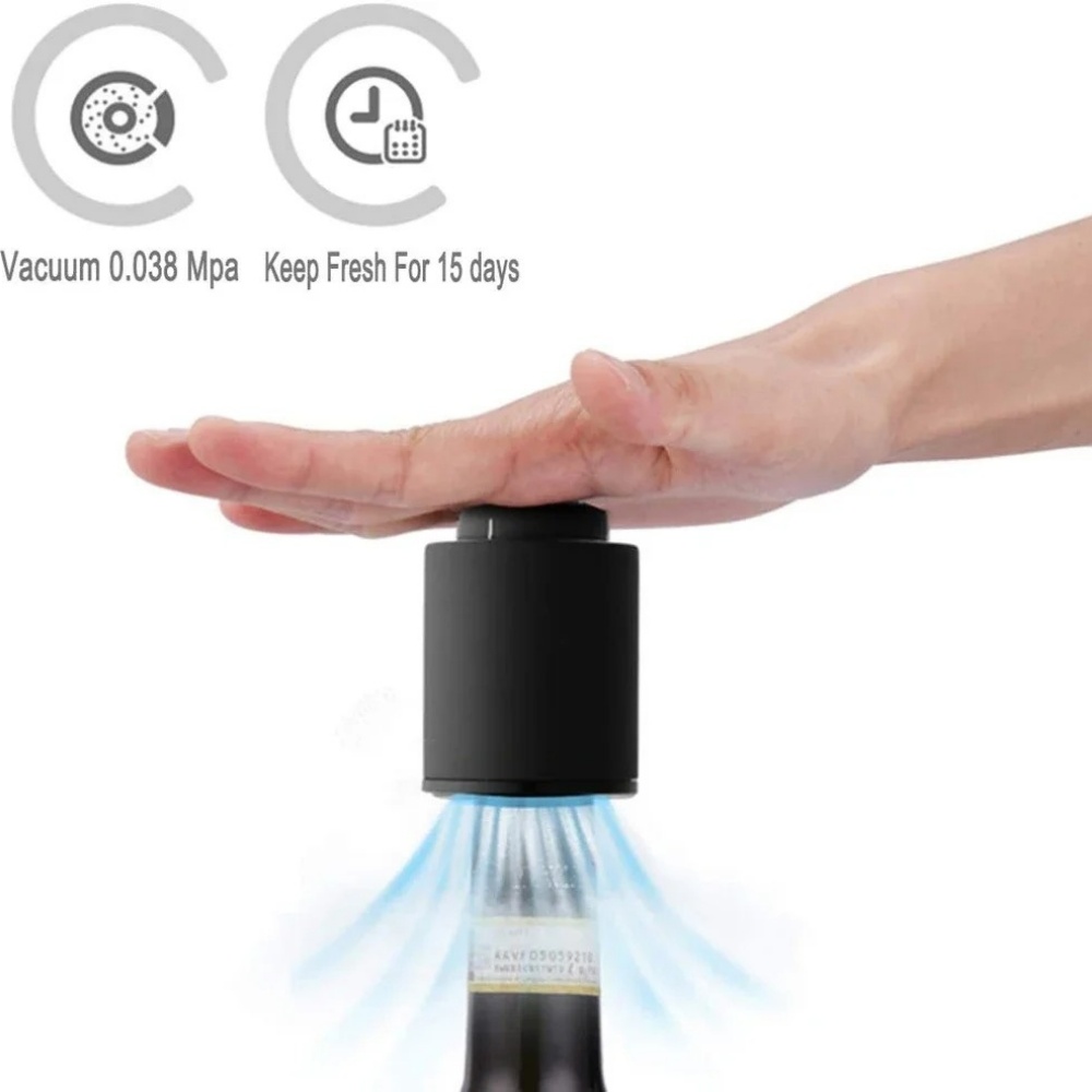Reusable Push Type Vacuum Memo - Wine Stopper Vacuum review and price