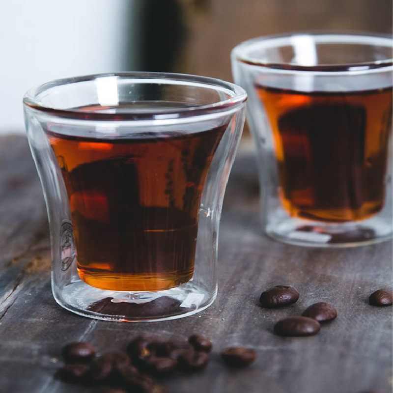 100/200/250ml Double Wall Glas - Wine Beer Coffee Drink review and price