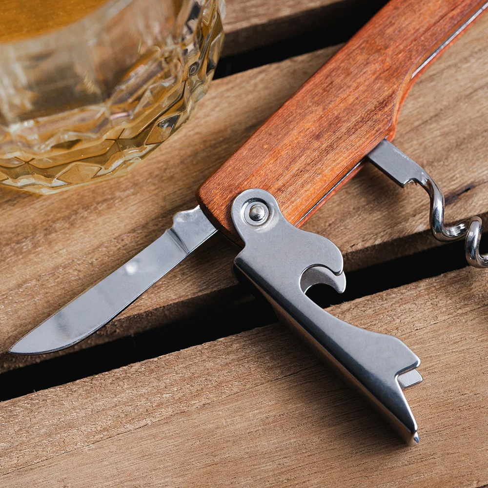 Personalised Logo Wood Handle  - Wine Beer Brand review and price