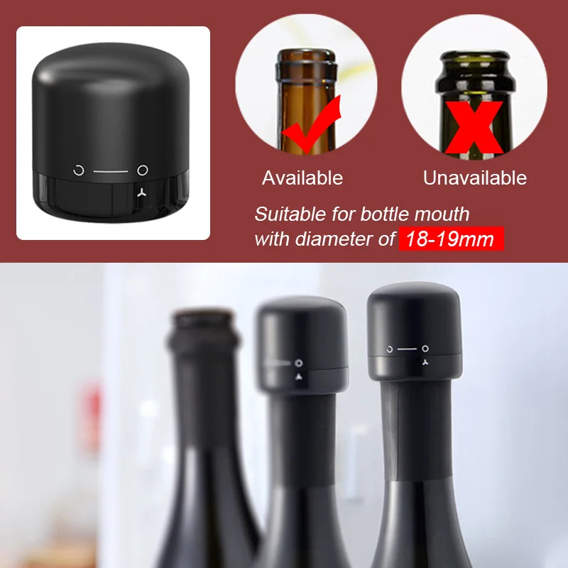 1/5pcs Vacuum Sealed Wine Bott - Wine Stopper Vacuum review and price