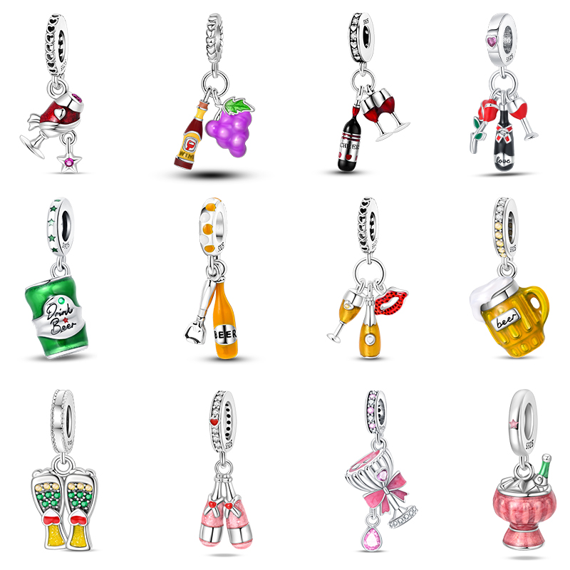 Fashion 925 Sterling Silver Re - Wine Beer Red review and price