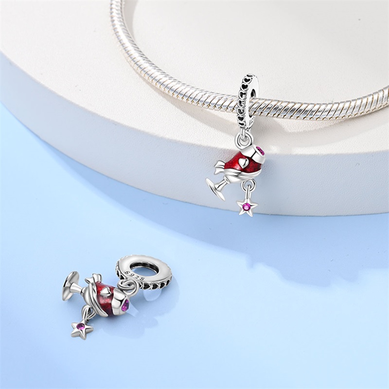 Fashion 925 Sterling Silver Re - Wine Beer Red review and price