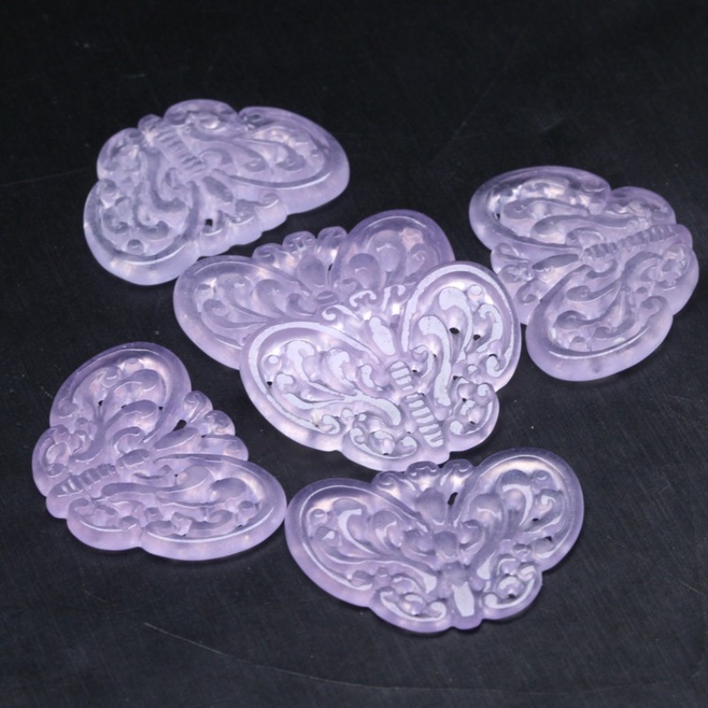 2pc Natural Purple Jade Hollow - Cocktail Shaker Set review and price