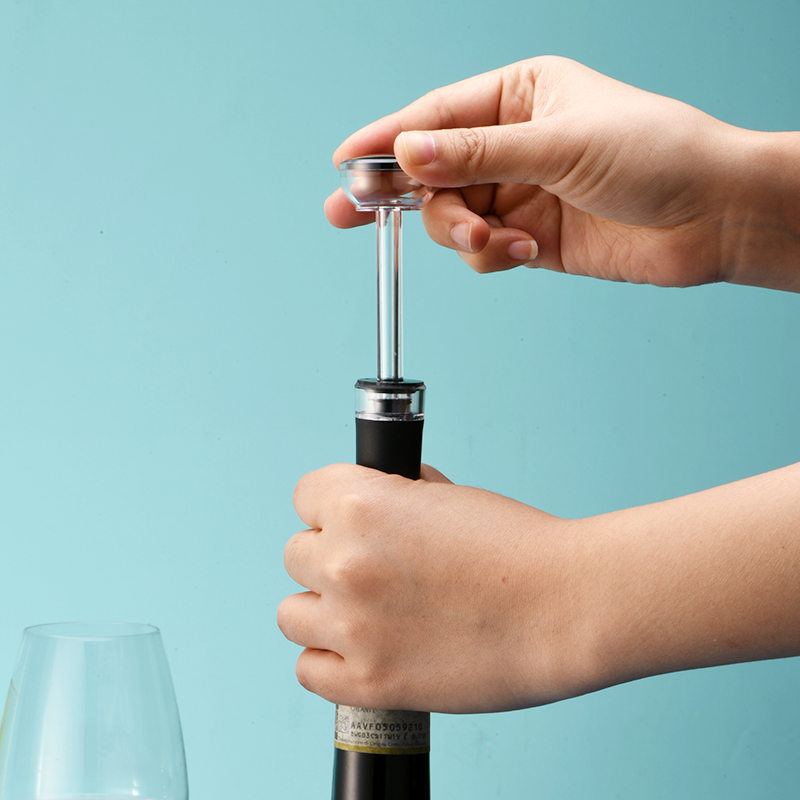 5PC Black Vacuum Pump Reusable - Wine Stopper Vacuum review and price