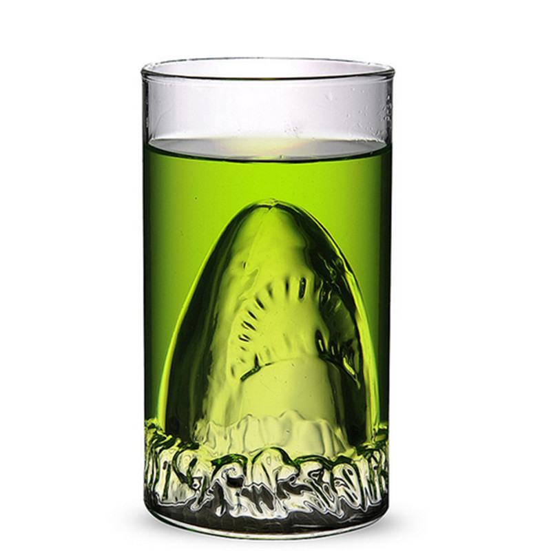 300ml Shark Drinking Double Gl - Wine Beer Coffee Drink review and price