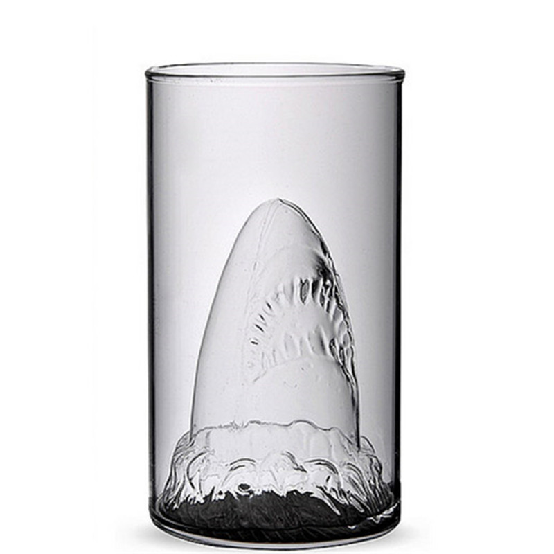 300ml Shark Drinking Double Gl - Wine Beer Coffee Drink review and price