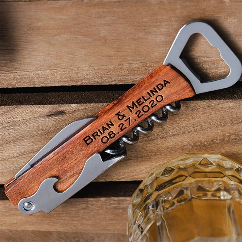 Custom Engraved Name Text Wood - Wine Beer Brand review and price