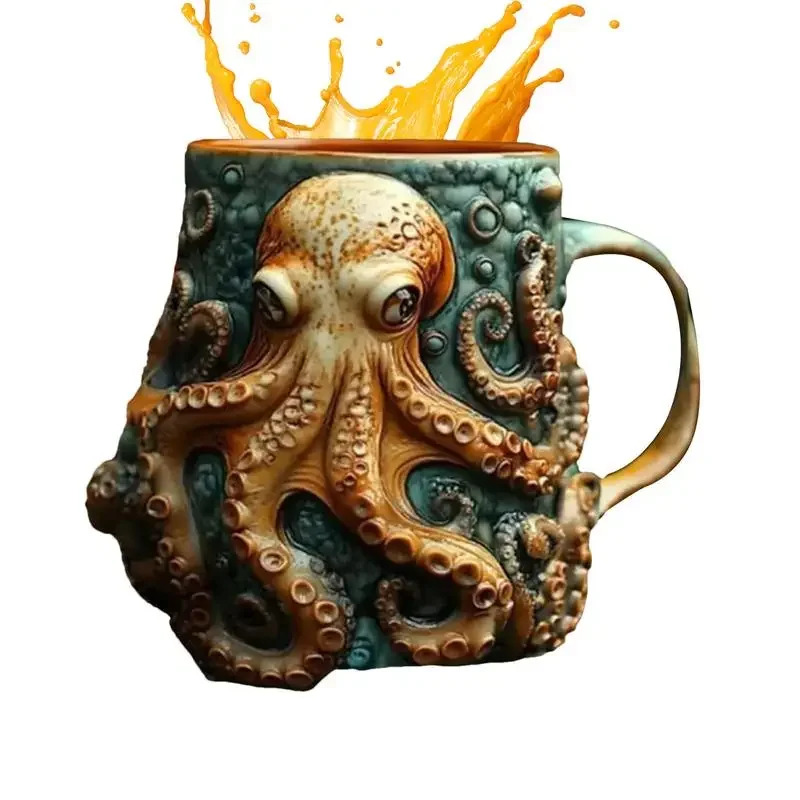 Octopus Beer Coffee Mugs Model - Wine Beer Coffee Drink review and price