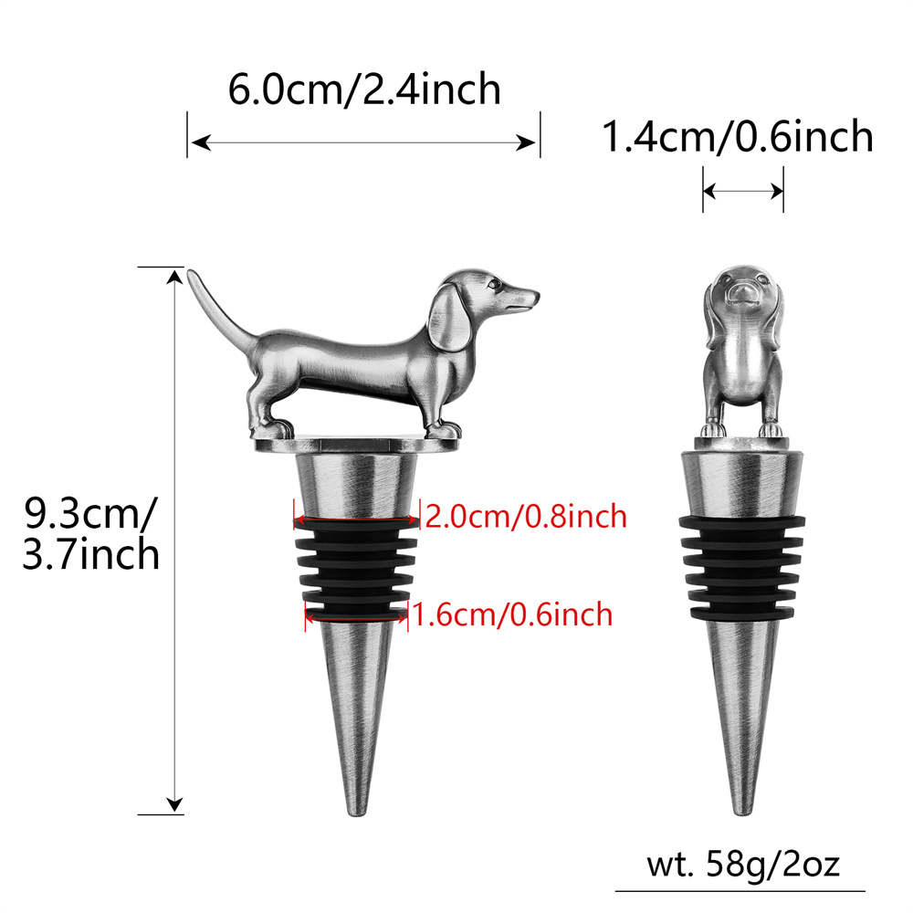 Wine Bottle Stopper Dachshund  - Wine Stopper Vacuum review and price