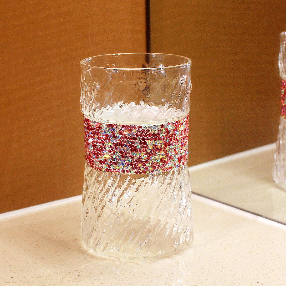 410ml Bling Diamond  Glass Cup - Wine Beer Coffee Drink review and price