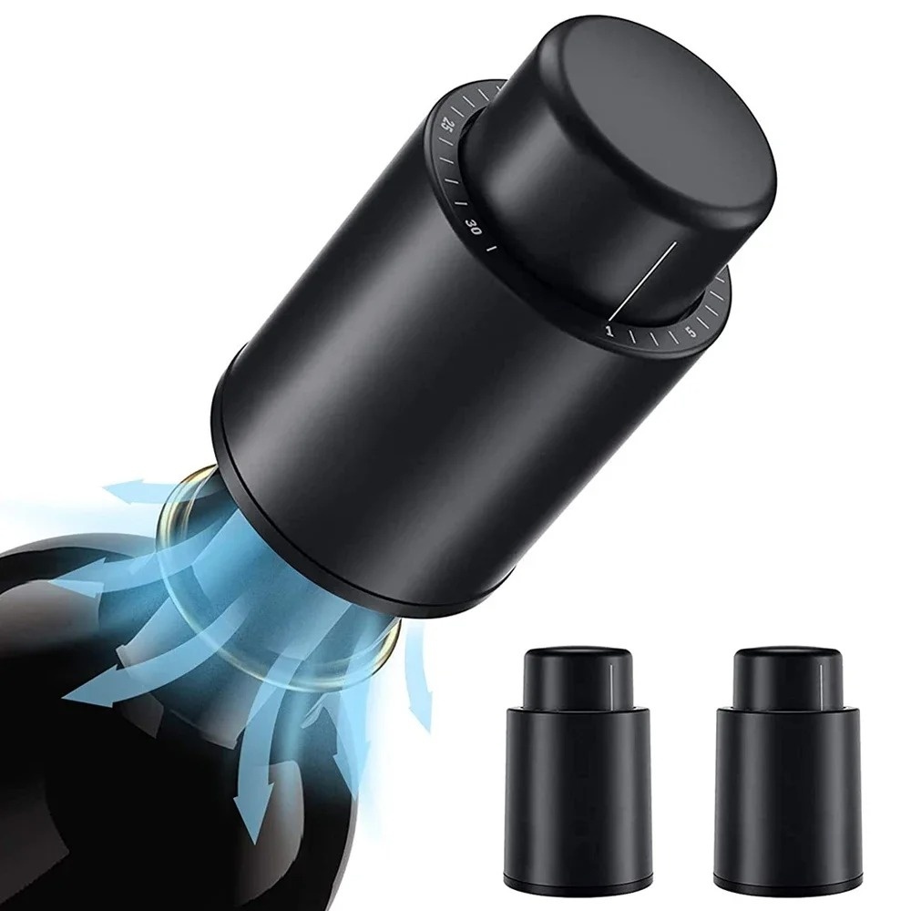 Reusable Vacuum Wine Stopper A - Wine Stopper Vacuum review and price