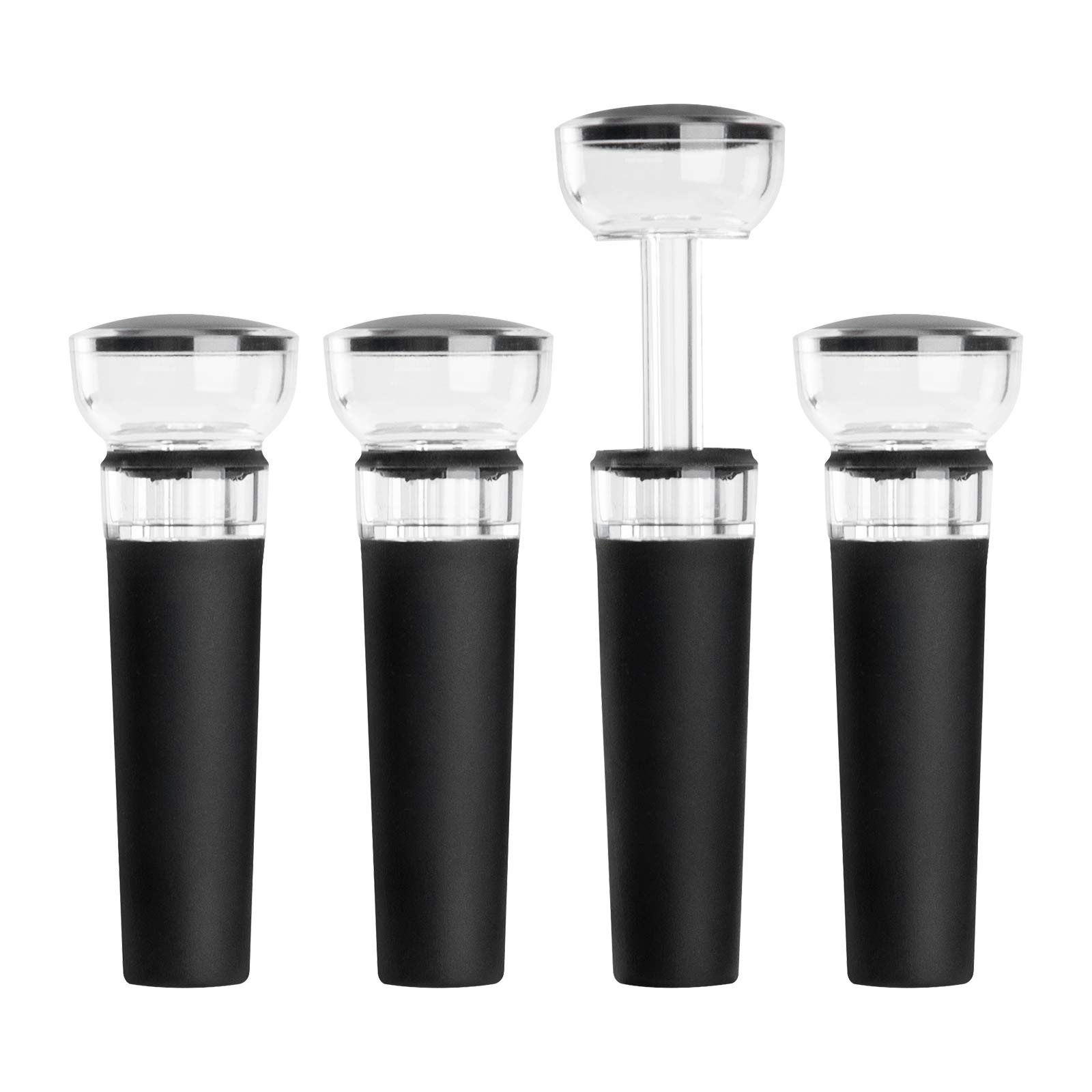 4 Pack Wine Stoppers with Buil - Wine Stopper Vacuum review and price