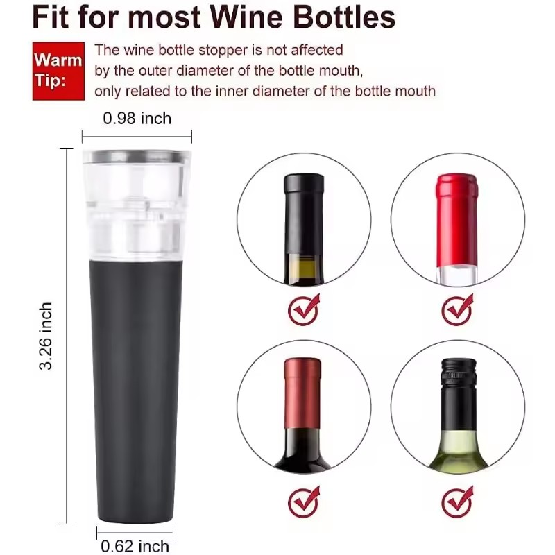Vacuum Wine Stopper, Reusable  - Wine Stopper Vacuum review and price