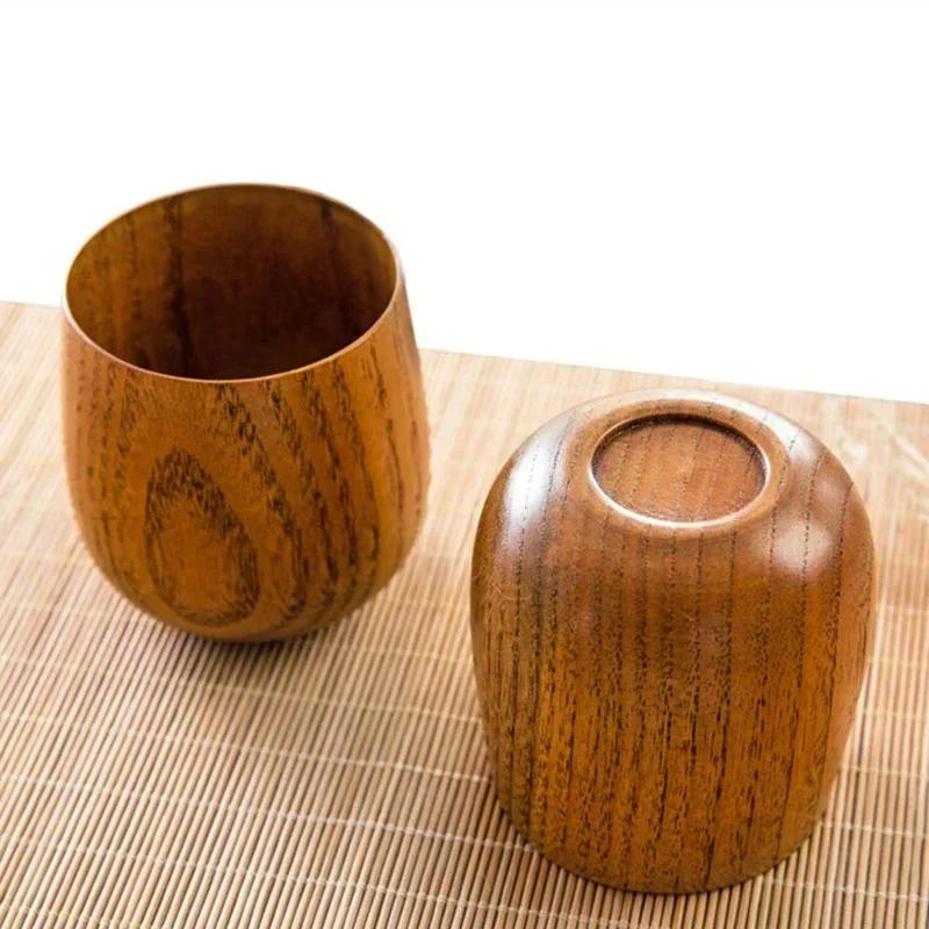 1 Pcs Reusable Wooden Cup Envi - Wine Beer Coffee Drink review and price