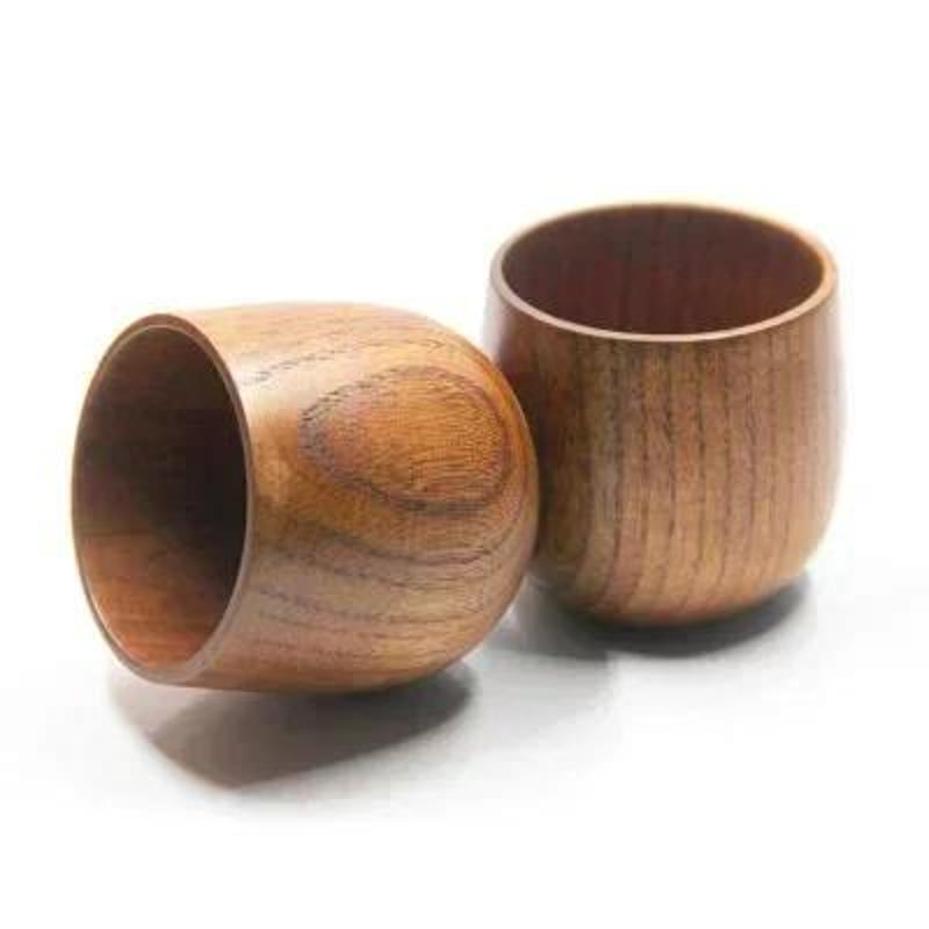 1 Pcs Reusable Wooden Cup Envi - Wine Beer Coffee Drink review and price